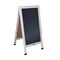 Flash Furniture Whitewashed Wooden A-Frame Magnetic Chalkboard HGWA-CB-4824-WHWSH-GG - alternate 3